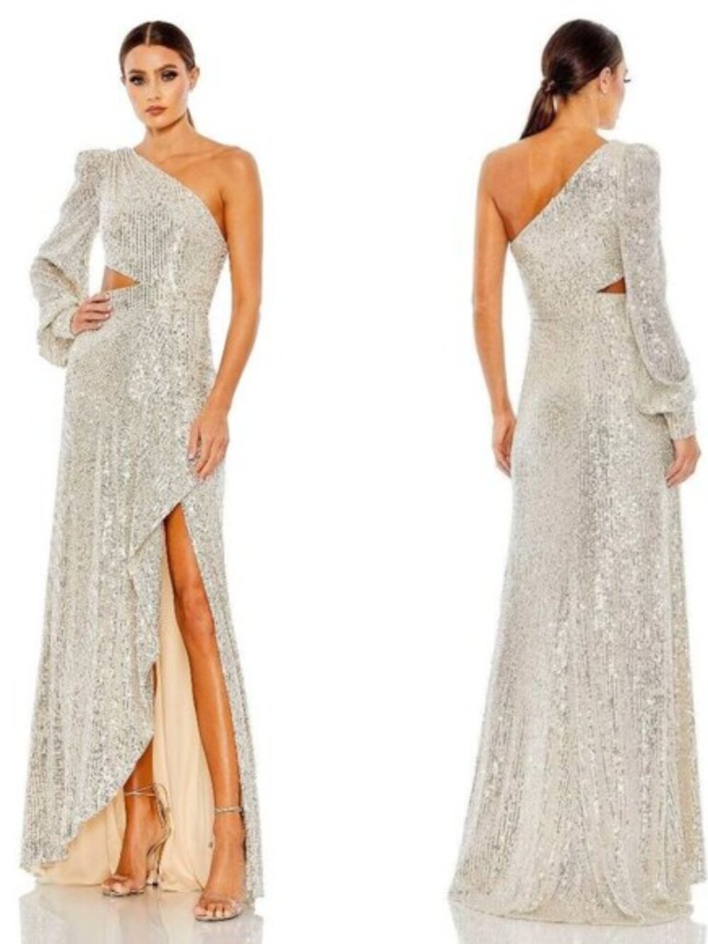 NWT Ieena Duggal - 26730 Sequined Dress